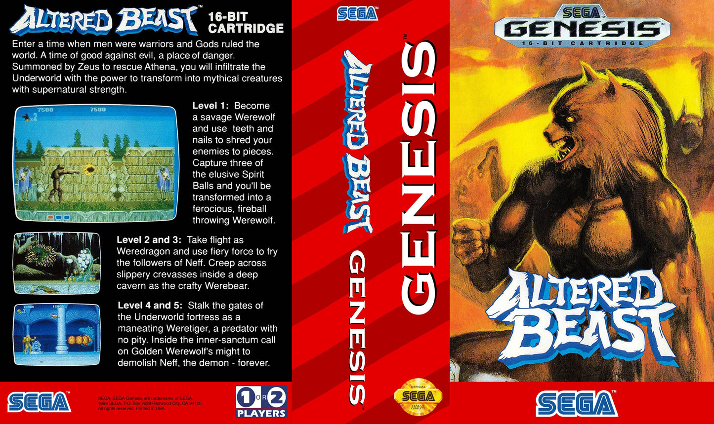 Altered Beast Cover Art - WOI Solutions