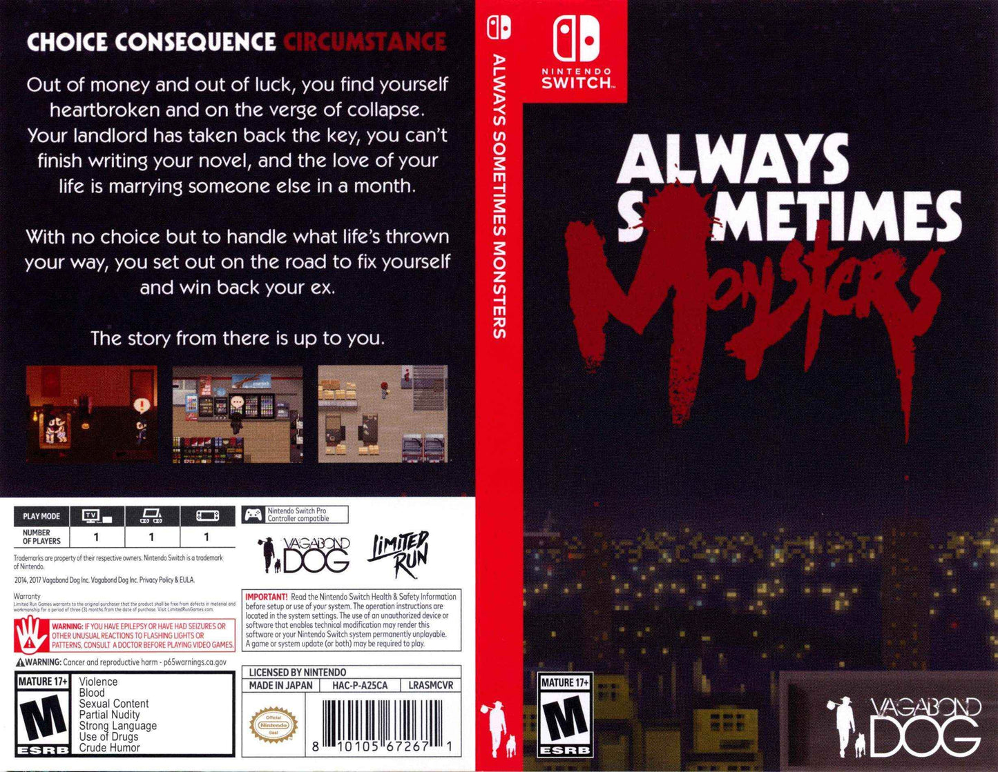 Always Sometimes Monsters Cover Art - WOI Solutions