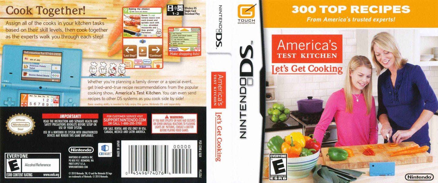 America's Test Kitchen Let's Get Cooking Cover Art - WOI Solutions