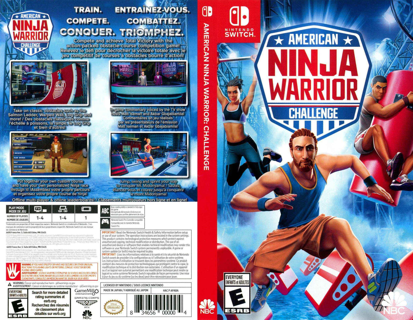 American Ninja Warrior Challenge Cover Art - WOI Solutions