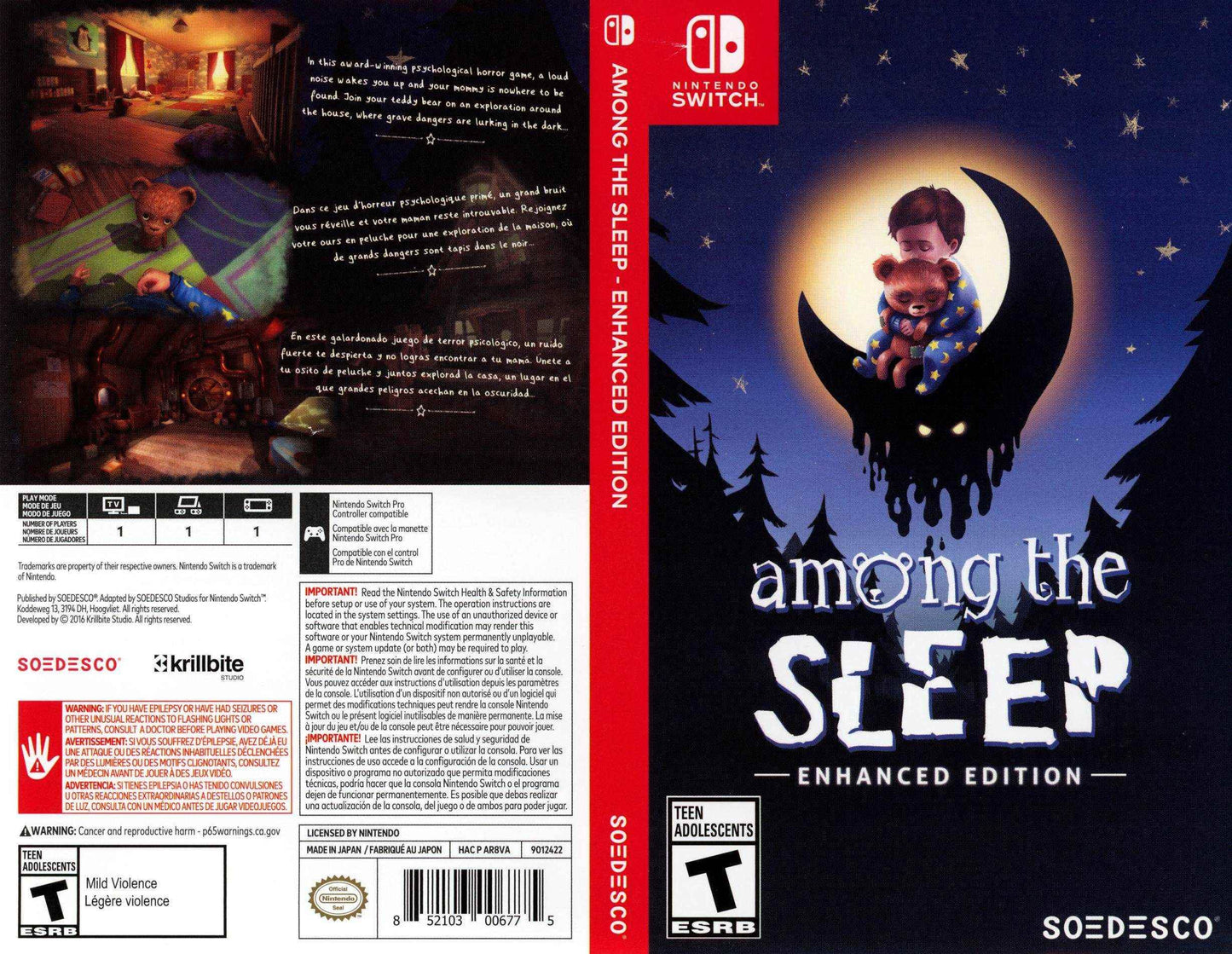 Among the Sleep Enhanced Edition Cover Art - WOI Solutions