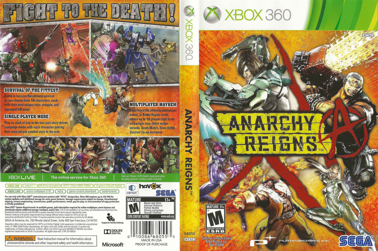 Anarchy Reigns Cover Art - WOI Solutions
