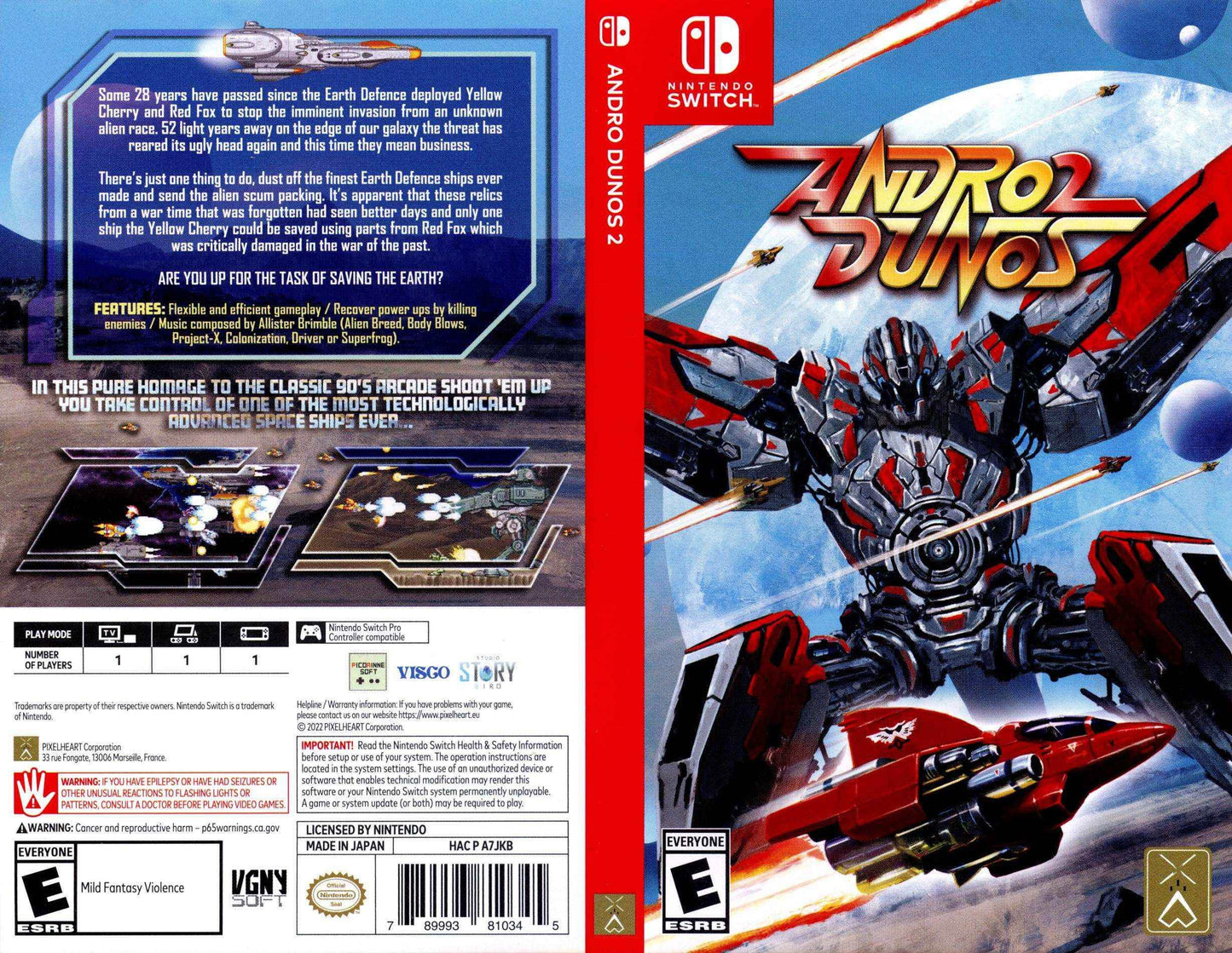 Andro Dunos 2 Cover Art - WOI Solutions