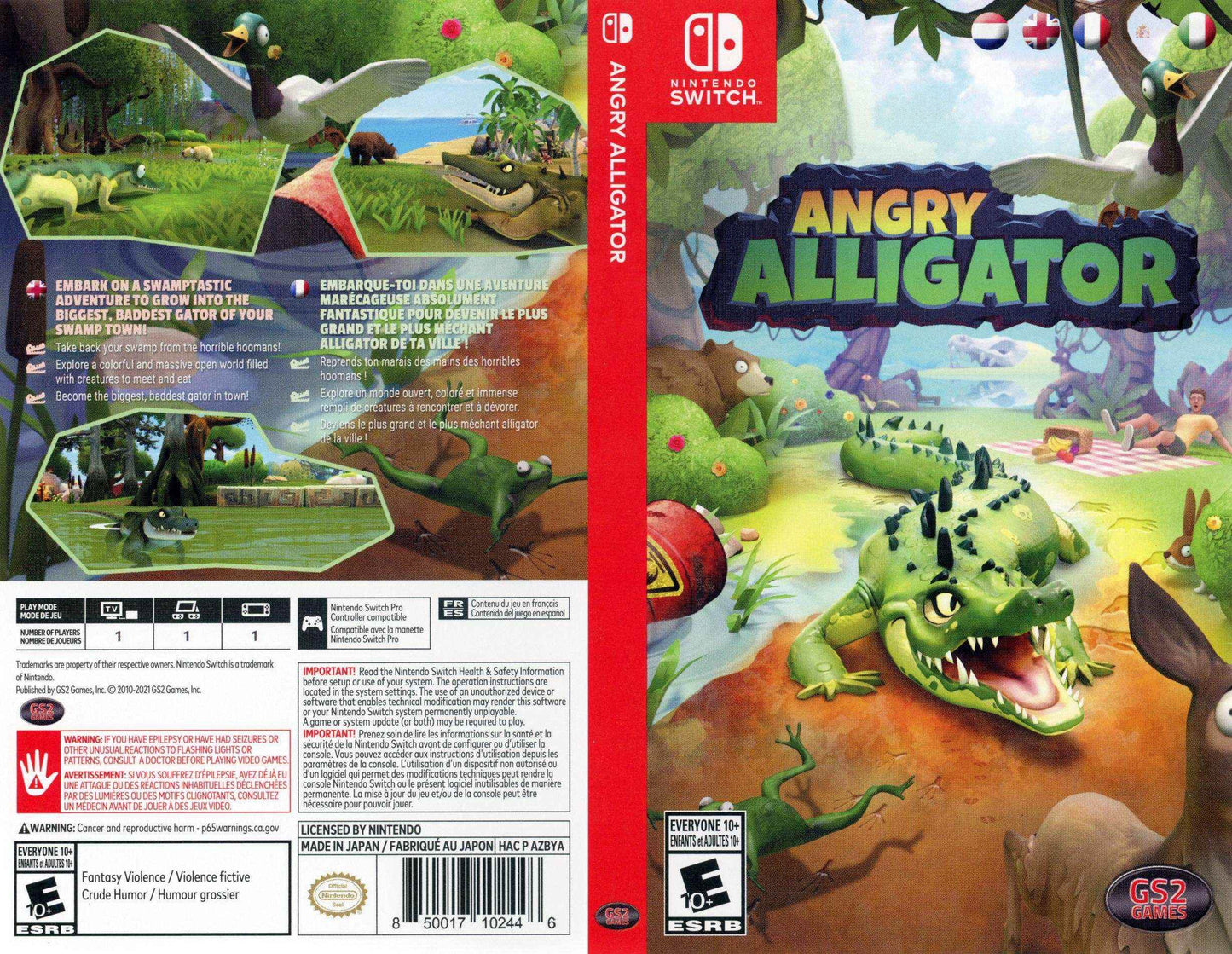 Angry Alligator Cover Art - WOI Solutions