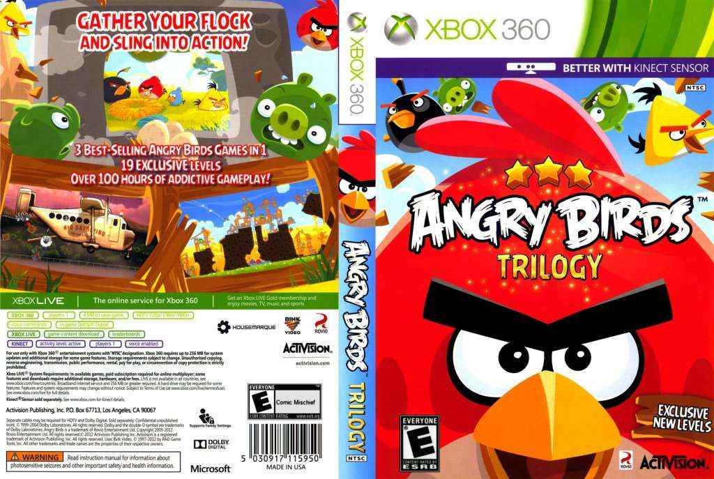 Angry Birds Trilogy Cover Art - WOI Solutions