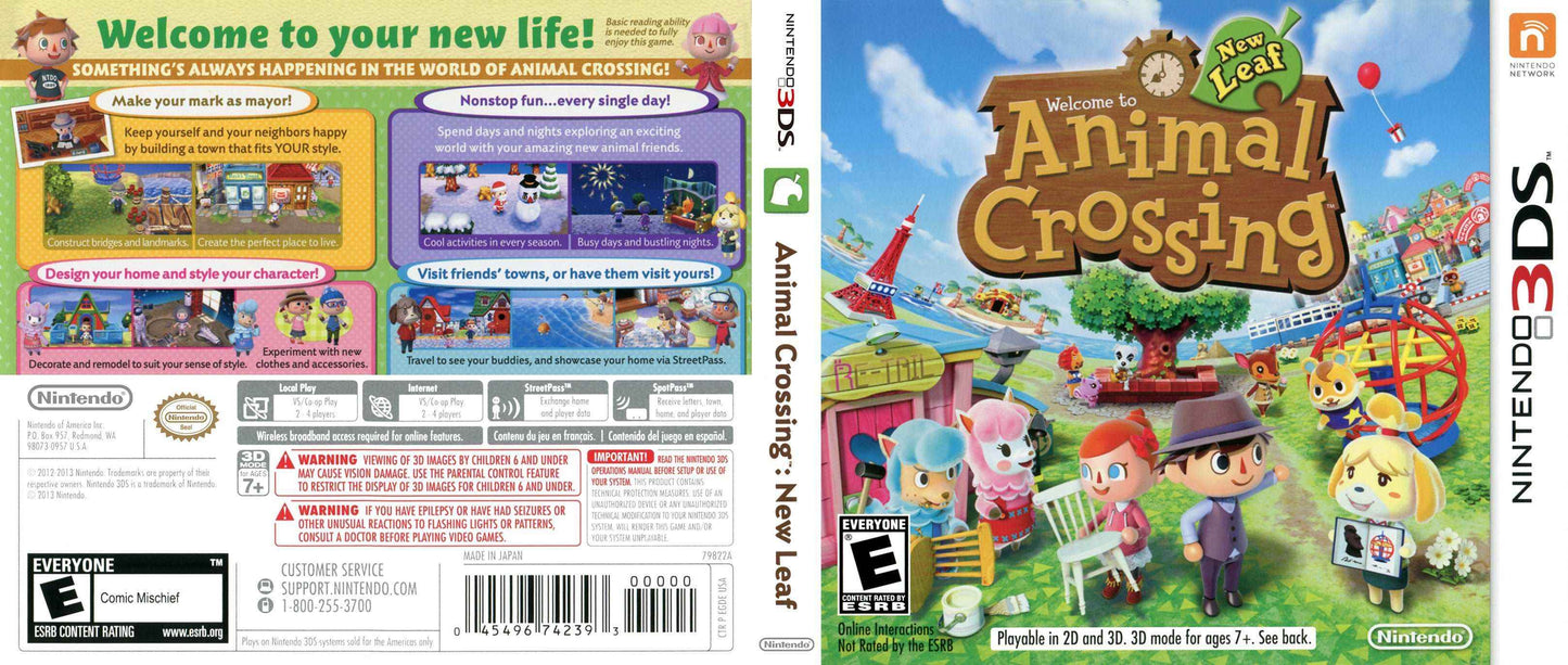Animal Crossing New Leaf Cover Art - WOI Solutions