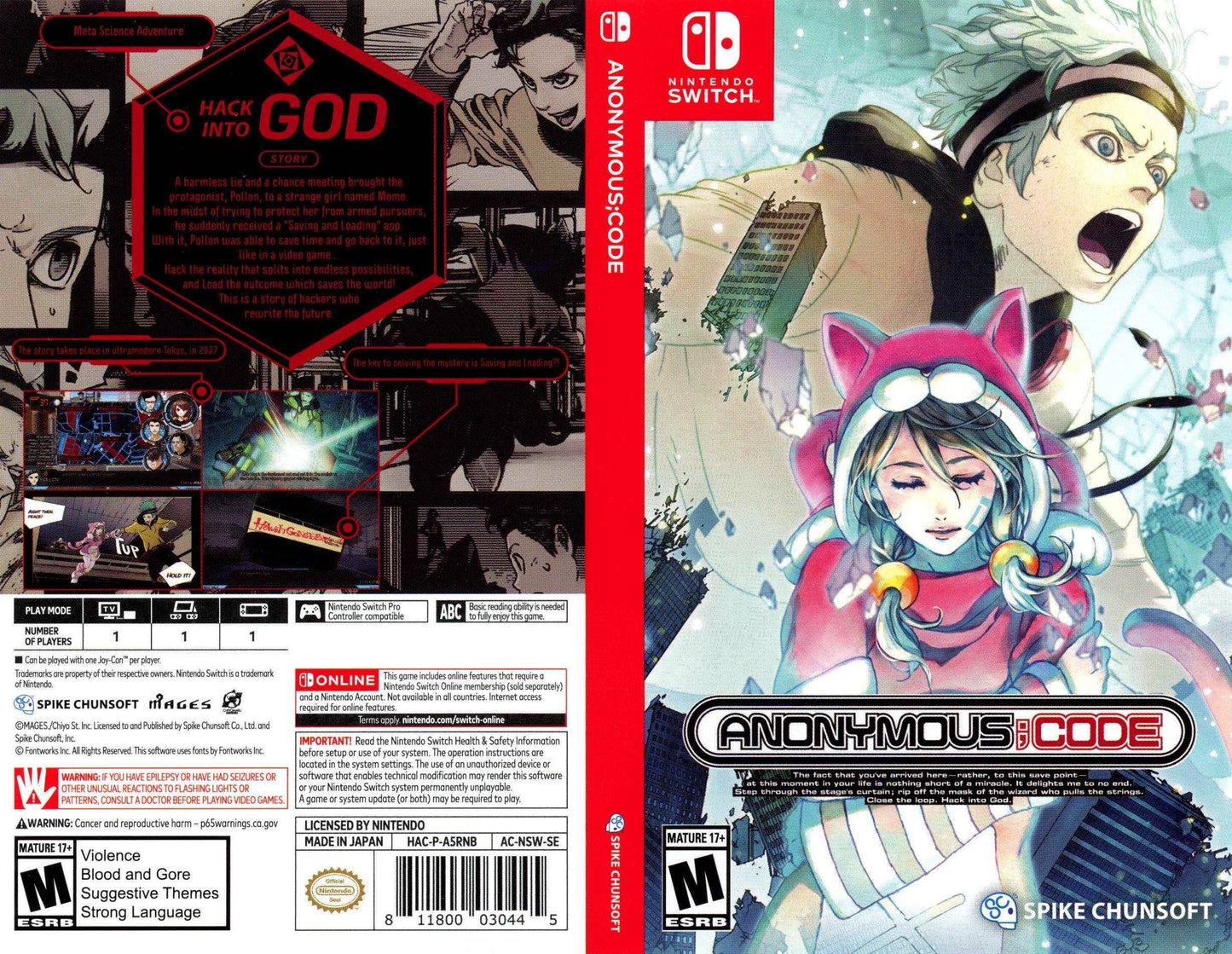 Anonymous;Code Cover Art - WOI Solutions