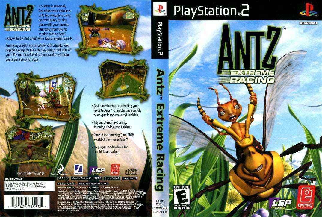 Antz Extreme Racing Cover Art - WOI Solutions