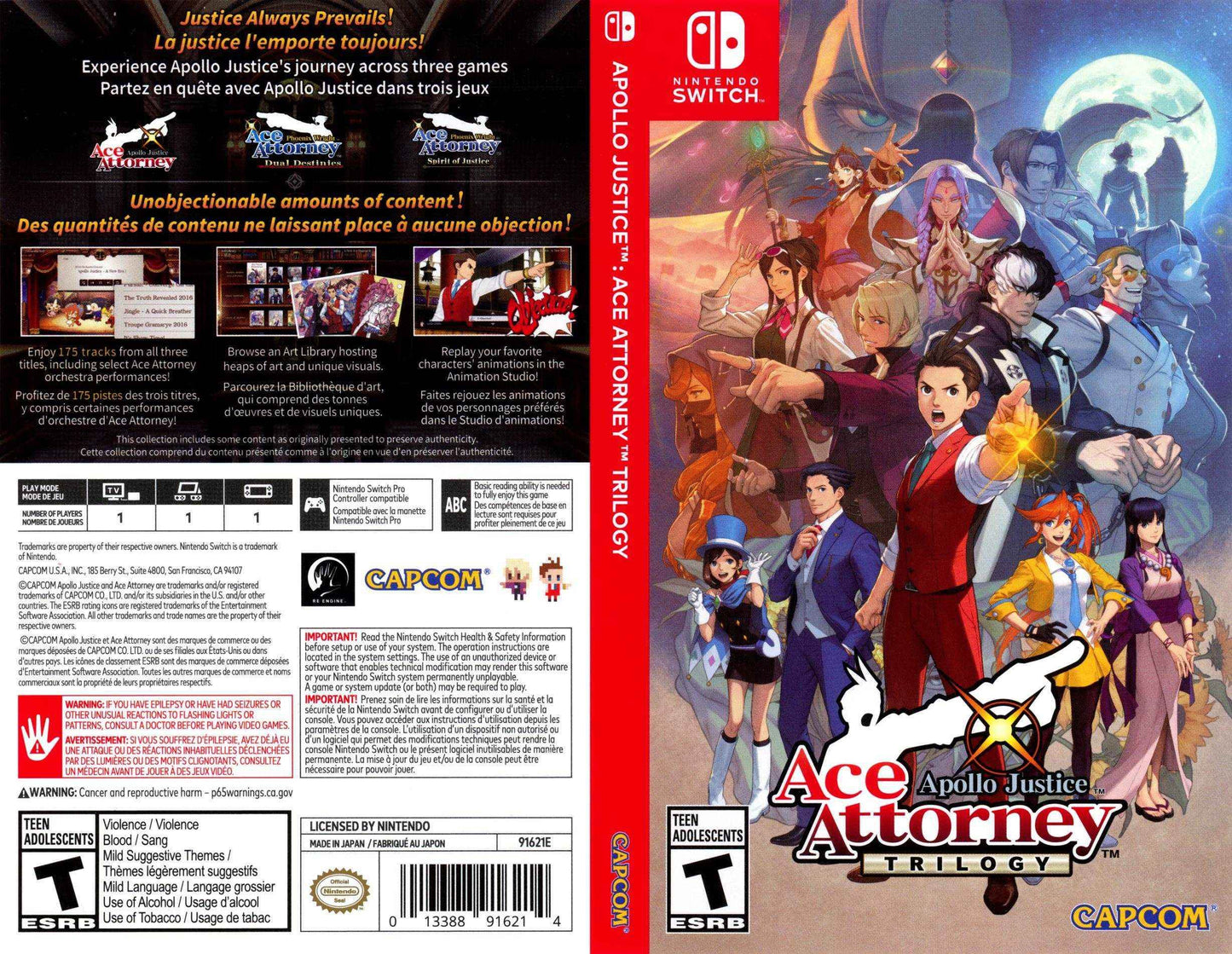 Apollo Justice Ace Attorney Trilogy Cover Art - WOI Solutions