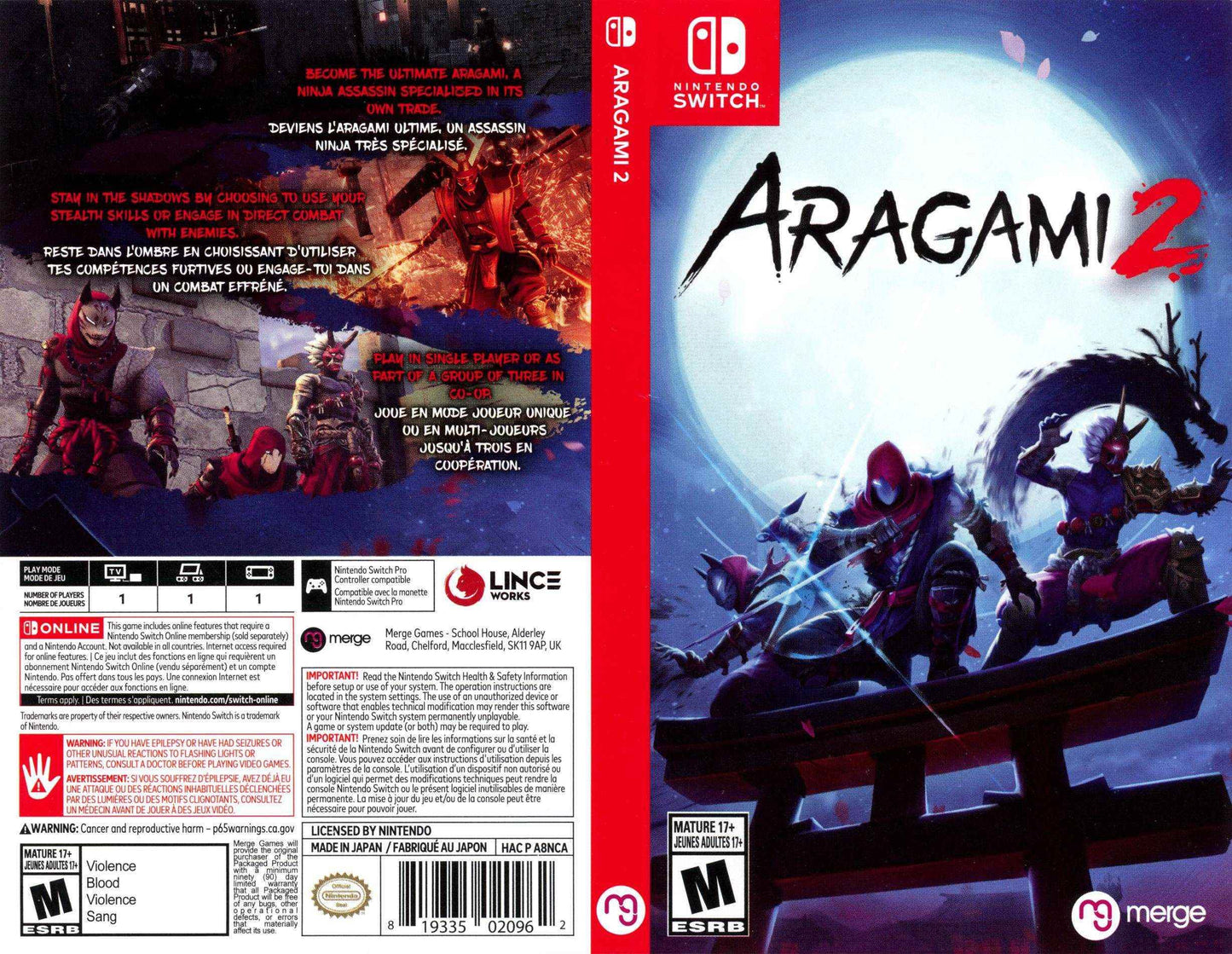 Aragami 2 Cover Art - WOI Solutions