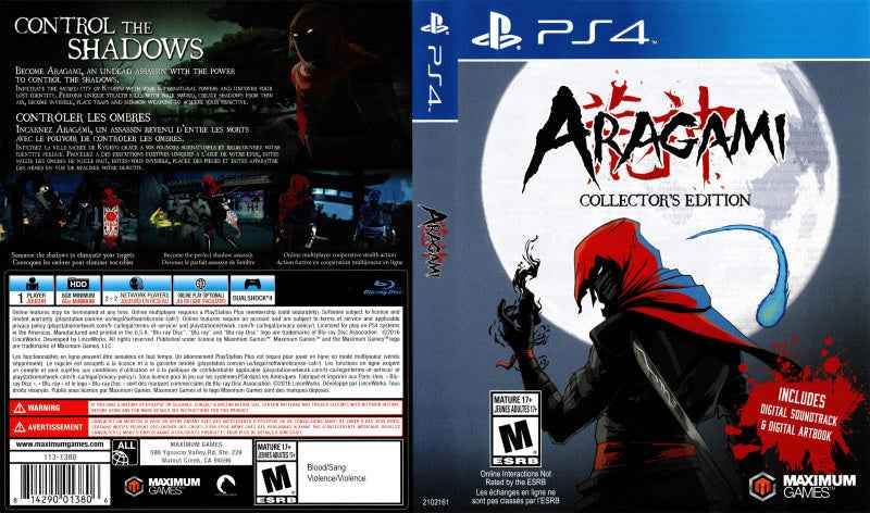 Aragami Collector's Edition Cover Art - WOI Solutions