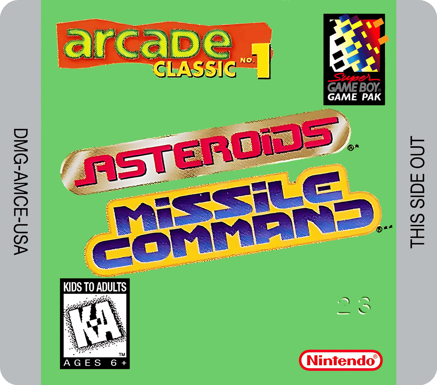 Arcade Classic No. 1 - Asteroids & Missile Command Cover Art - WOI Solutions