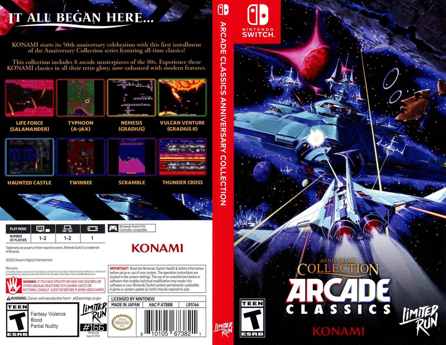 Arcade Classics Anniversary Collection Cover Art - WOI Solutions