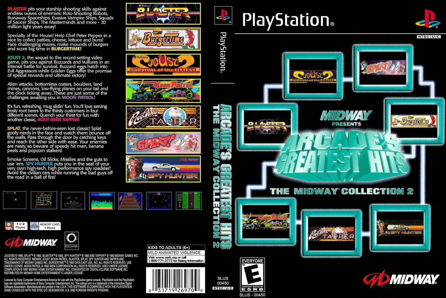 Arcade Greatest Hits Midway 2 Cover Art - WOI Solutions