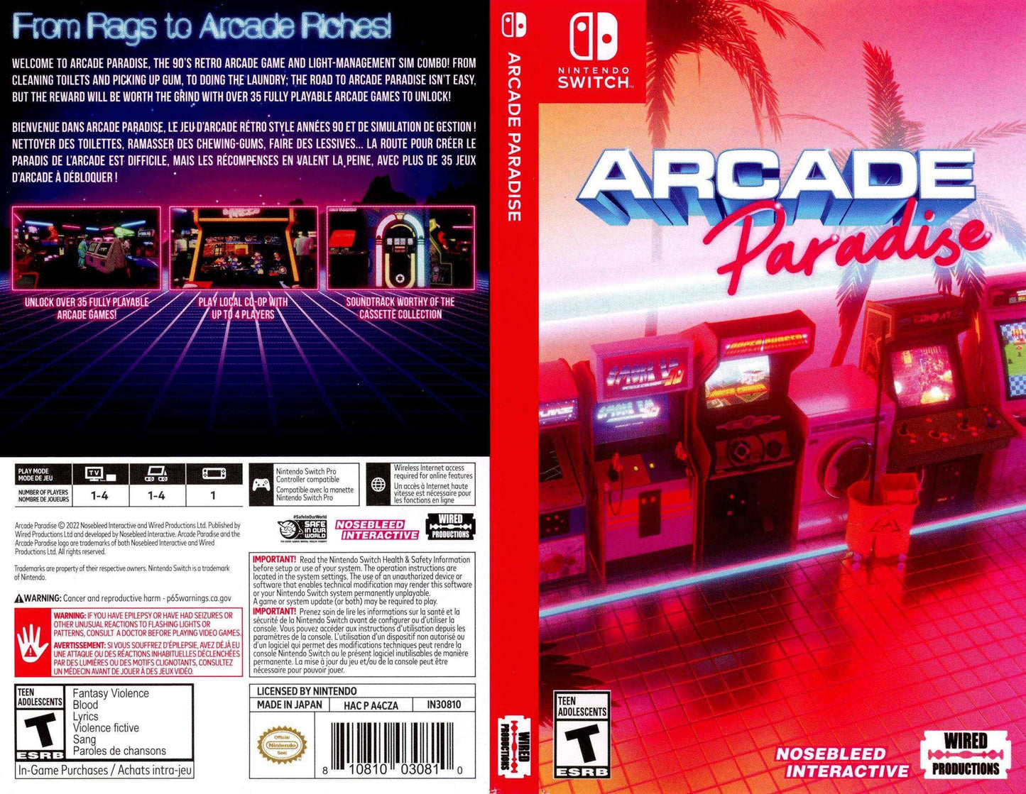 Arcade Paradise Cover Art - WOI Solutions