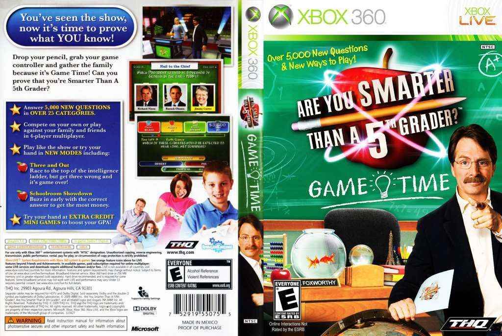 Are You Smarter Than A 5th Grader Cover Art - WOI Solutions