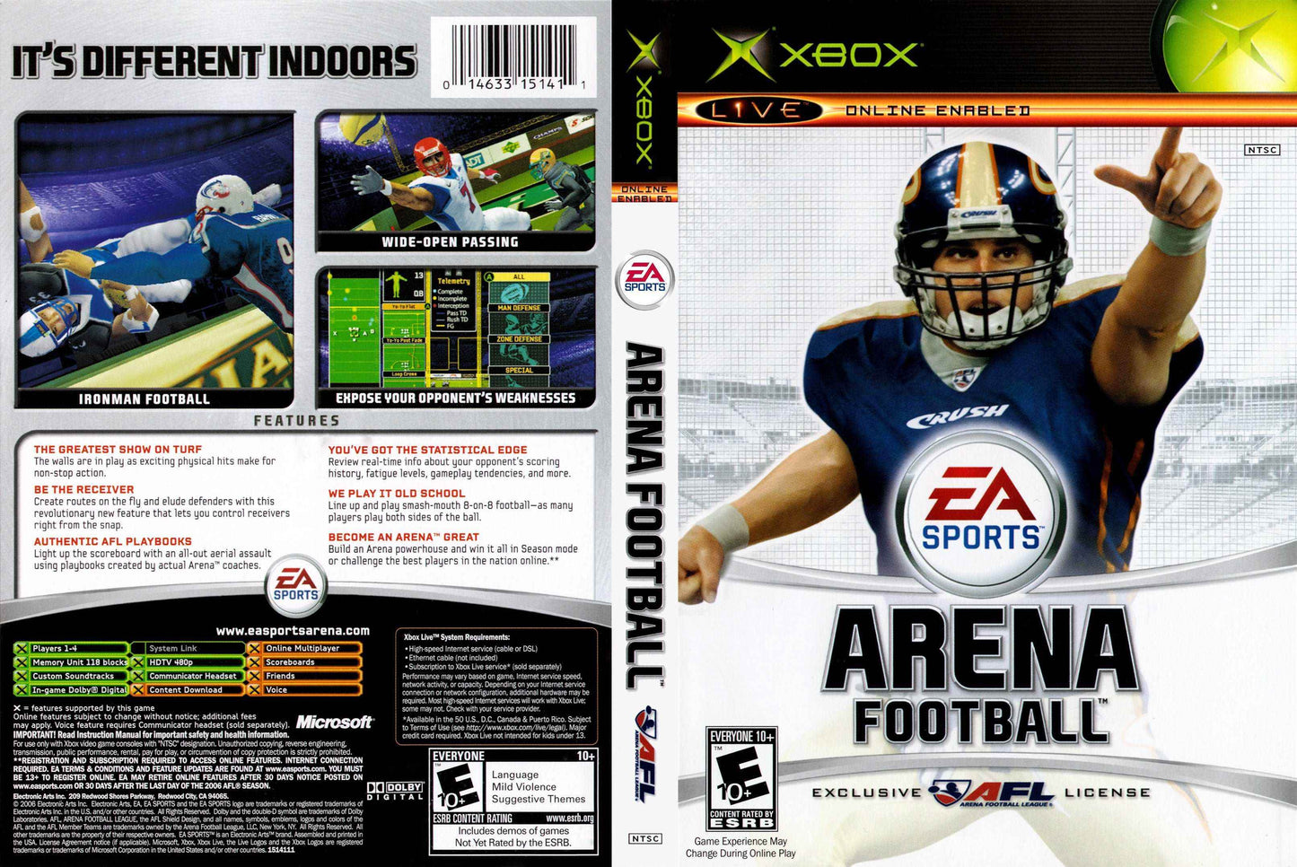 Arena Football Cover Art - WOI Solutions