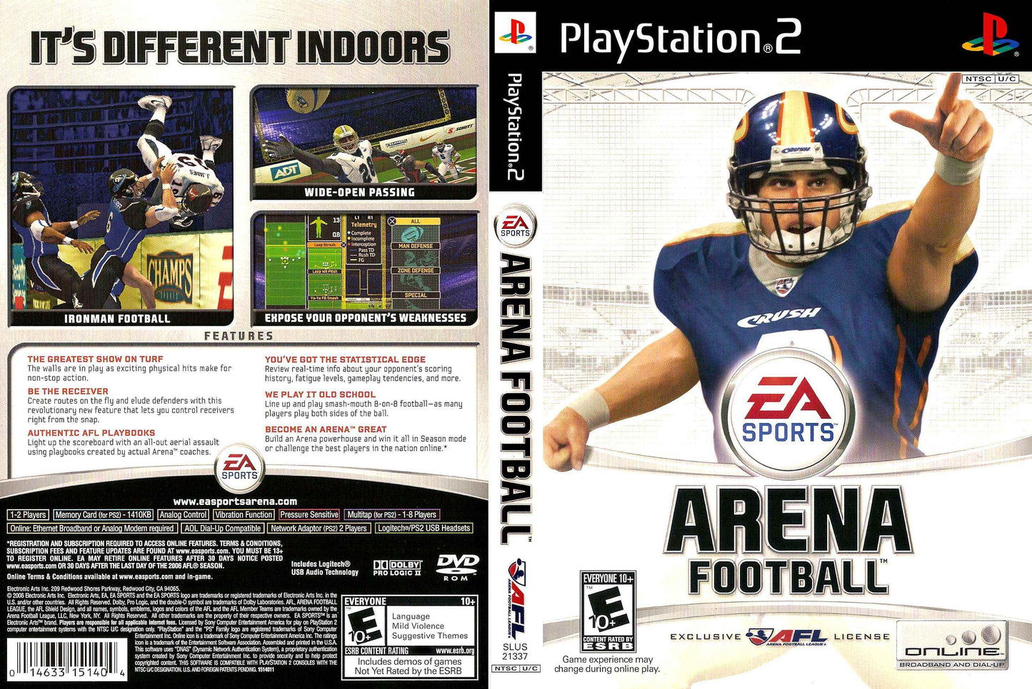 Arena Football Cover Art - WOI Solutions