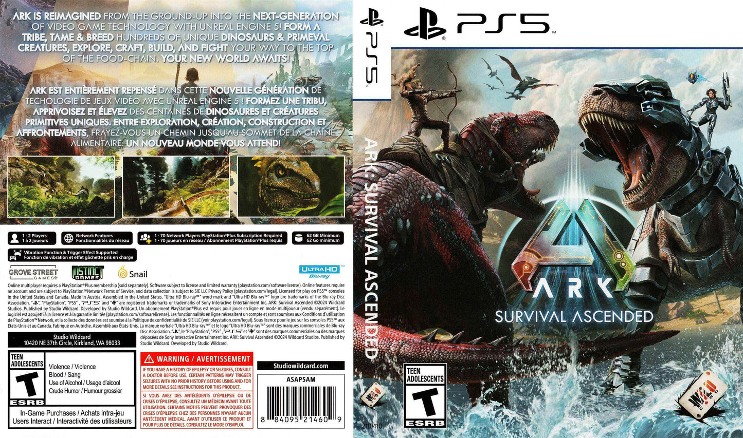 Ark Survival Ascended Cover Art - WOI Solutions