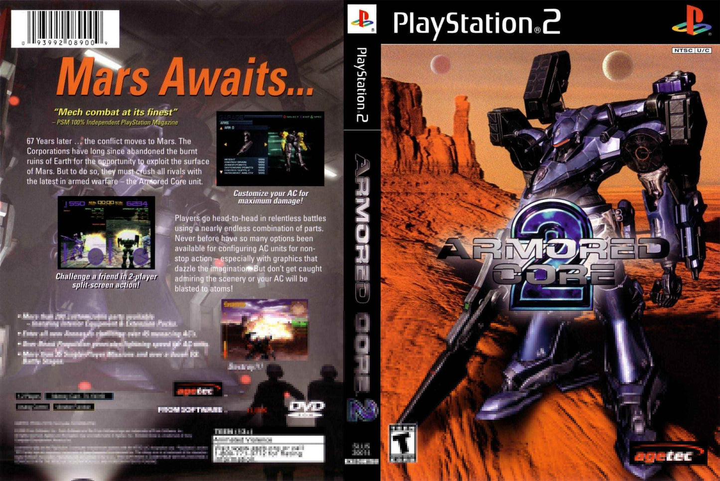 Armored Core 2 Cover Art - WOI Solutions