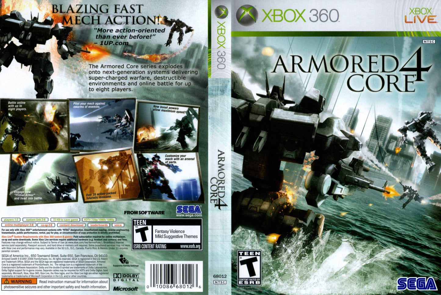 Armored Core 4 Cover Art - WOI Solutions