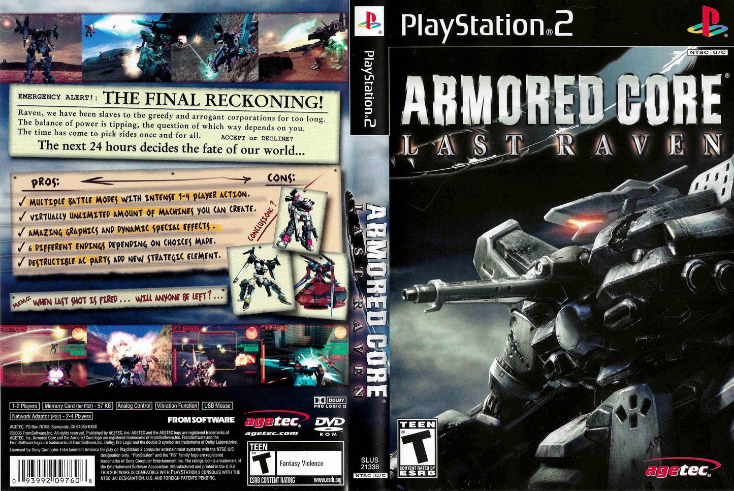 Armored Core Last Raven Cover Art - WOI Solutions