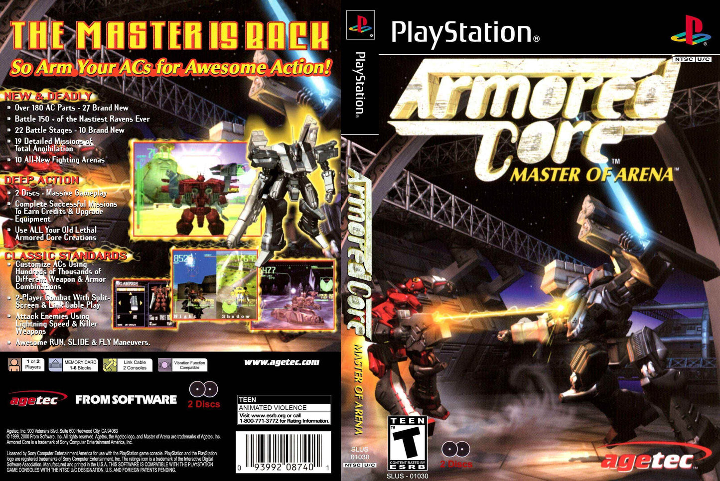Armored Core Master of Arena Cover Art - WOI Solutions