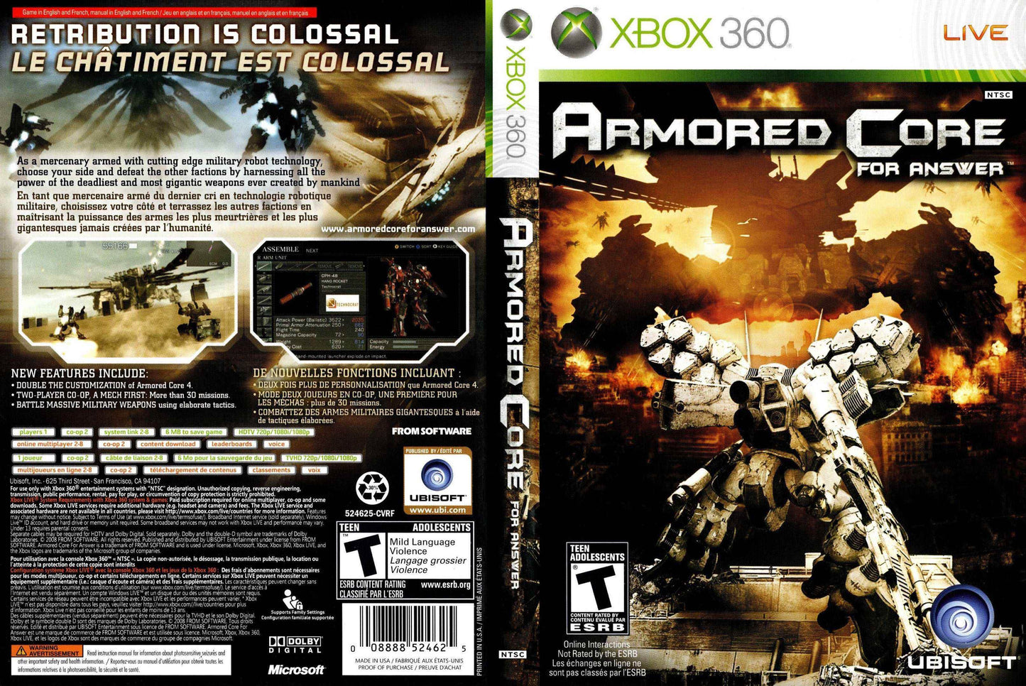 Armored Core for Answer Cover Art - WOI Solutions
