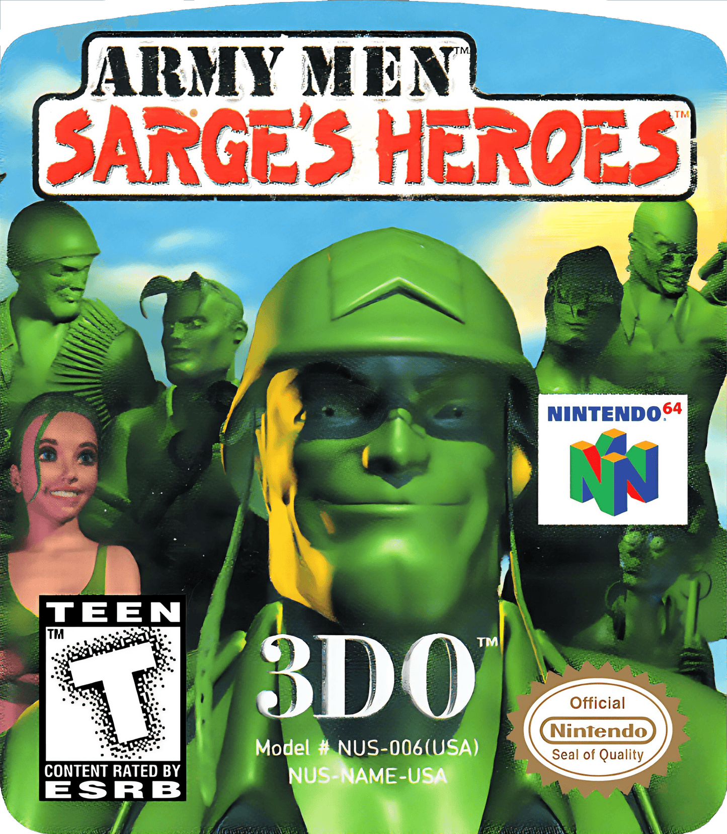 Army Men - Sarge's Heroes Cover Art - WOI Solutions
