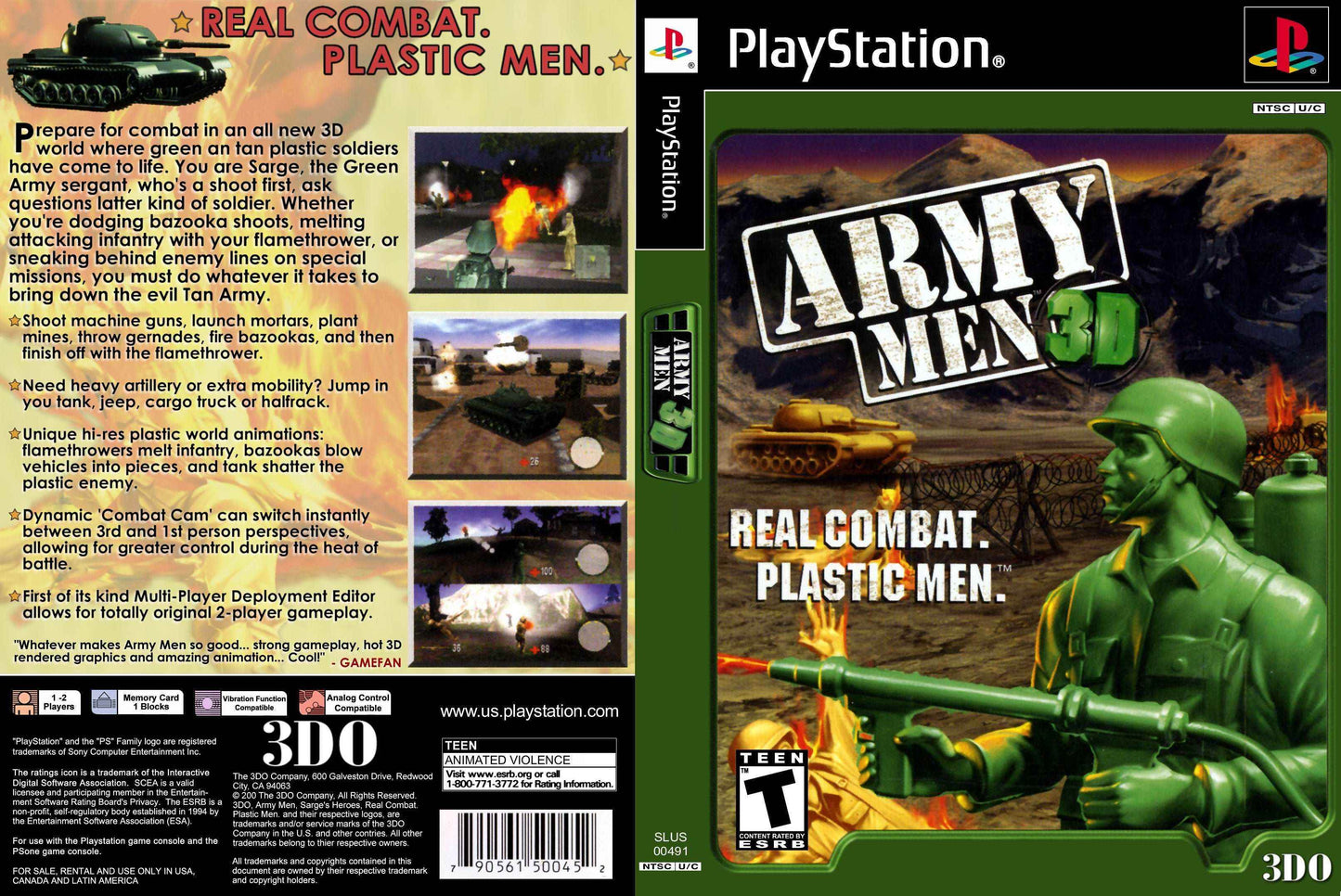 Army Men 3D Cover Art - WOI Solutions