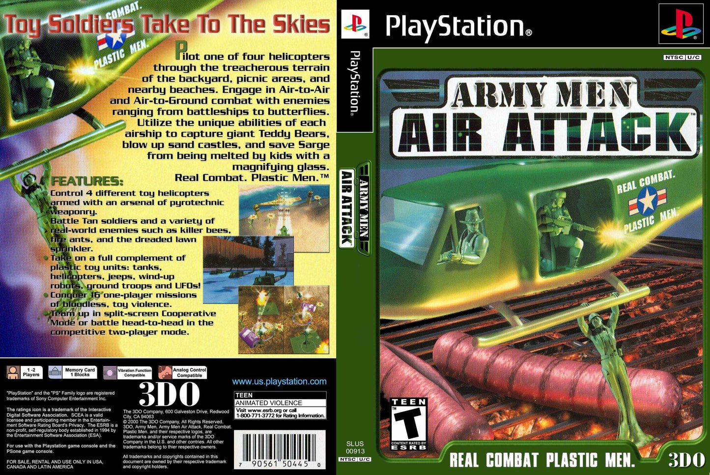 Army Men Air Attack Cover Art - WOI Solutions