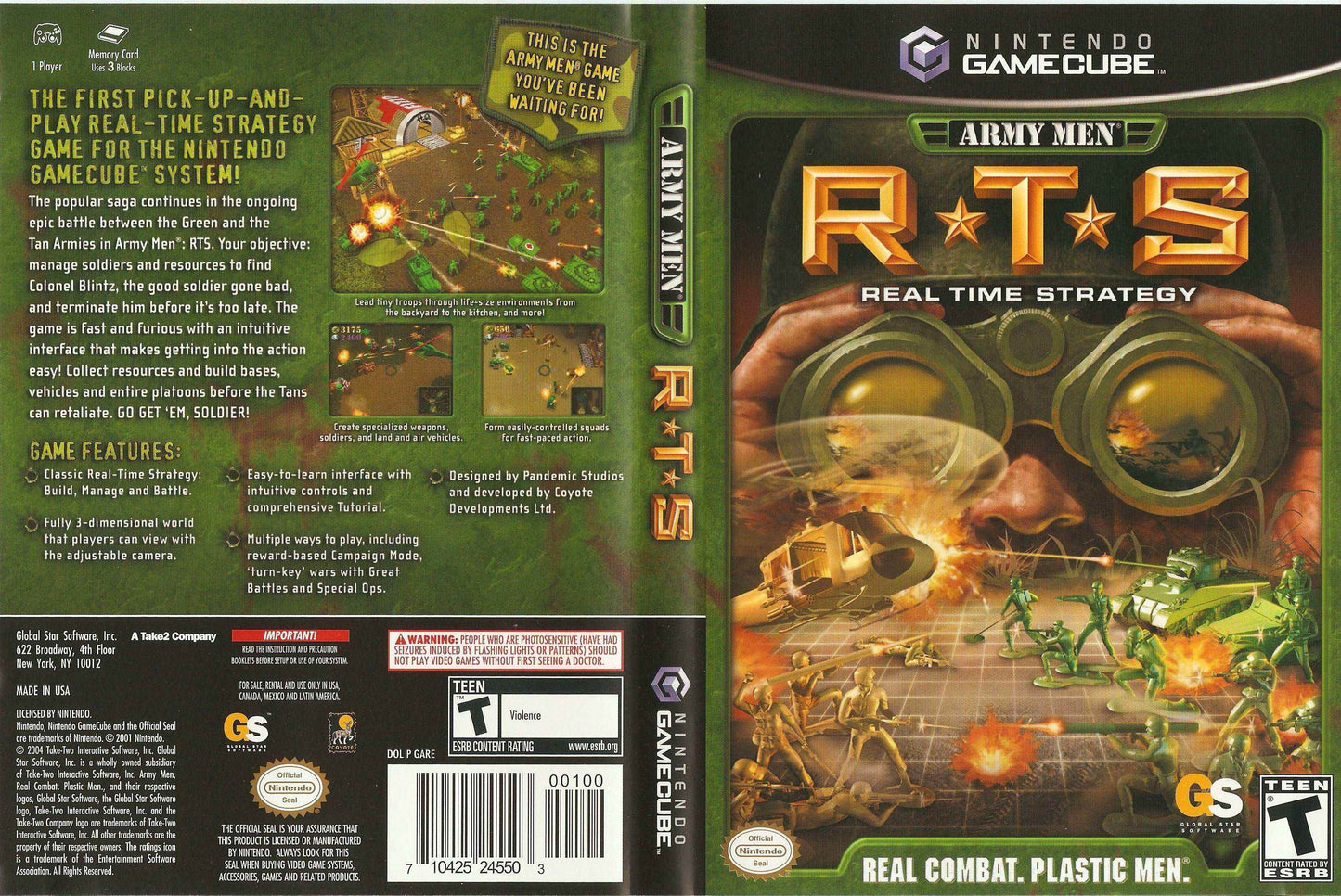 Army Men RTS Cover Art - WOI Solutions