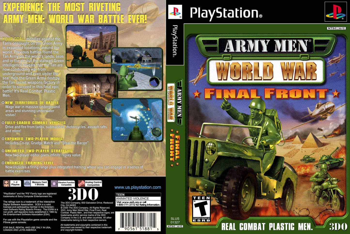 Army Men World War Final Front Cover Art - WOI Solutions