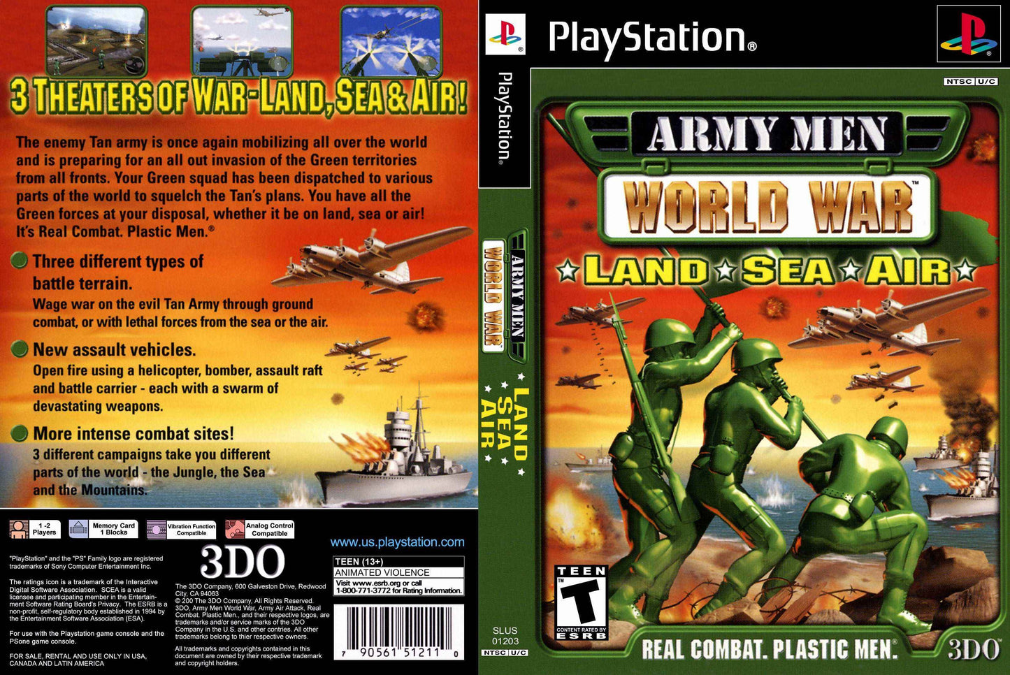 Army Men World War Land, See, Air Cover Art - WOI Solutions