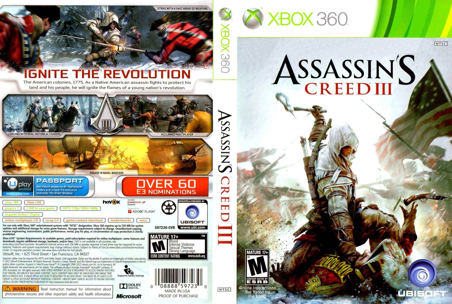 Assassin's Creed III Cover Art - WOI Solutions