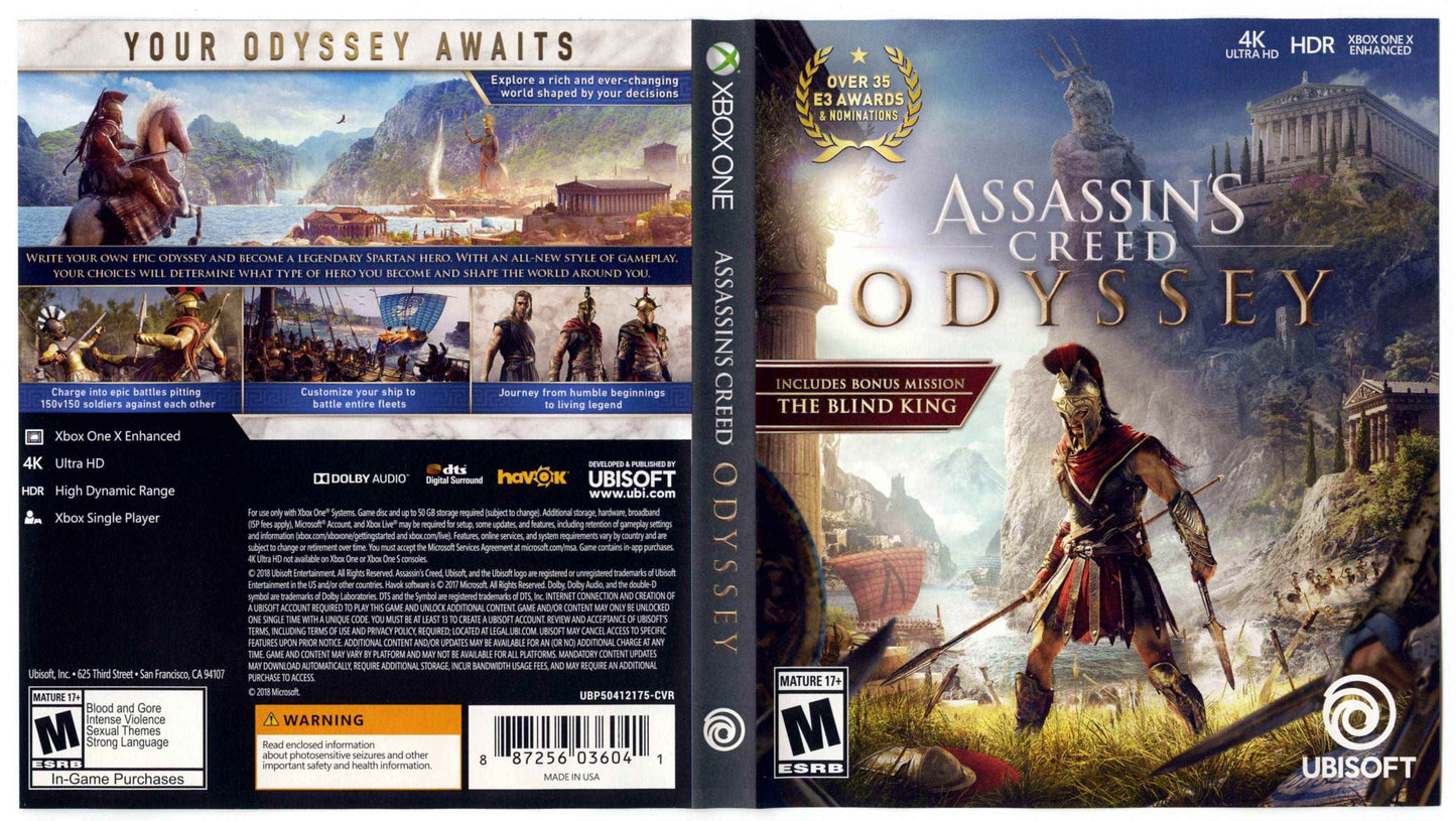Assassin's Creed Odyssey Cover Art - WOI Solutions