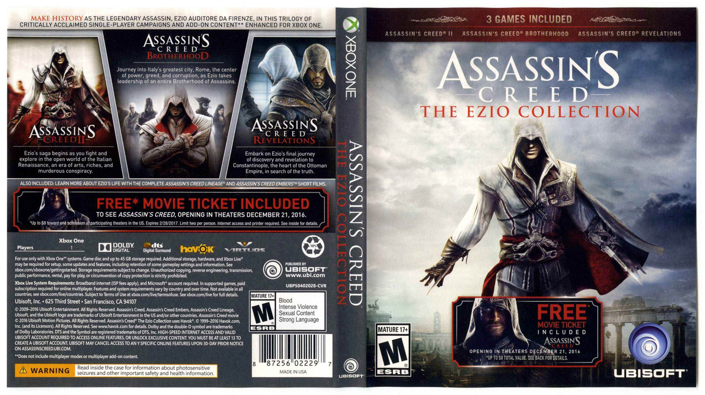 Assassin's Creed The Ezio Collection Cover Art - WOI Solutions