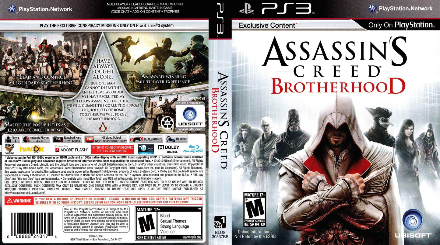 Assassin's Creed Brotherhood Cover Art - WOI Solutions