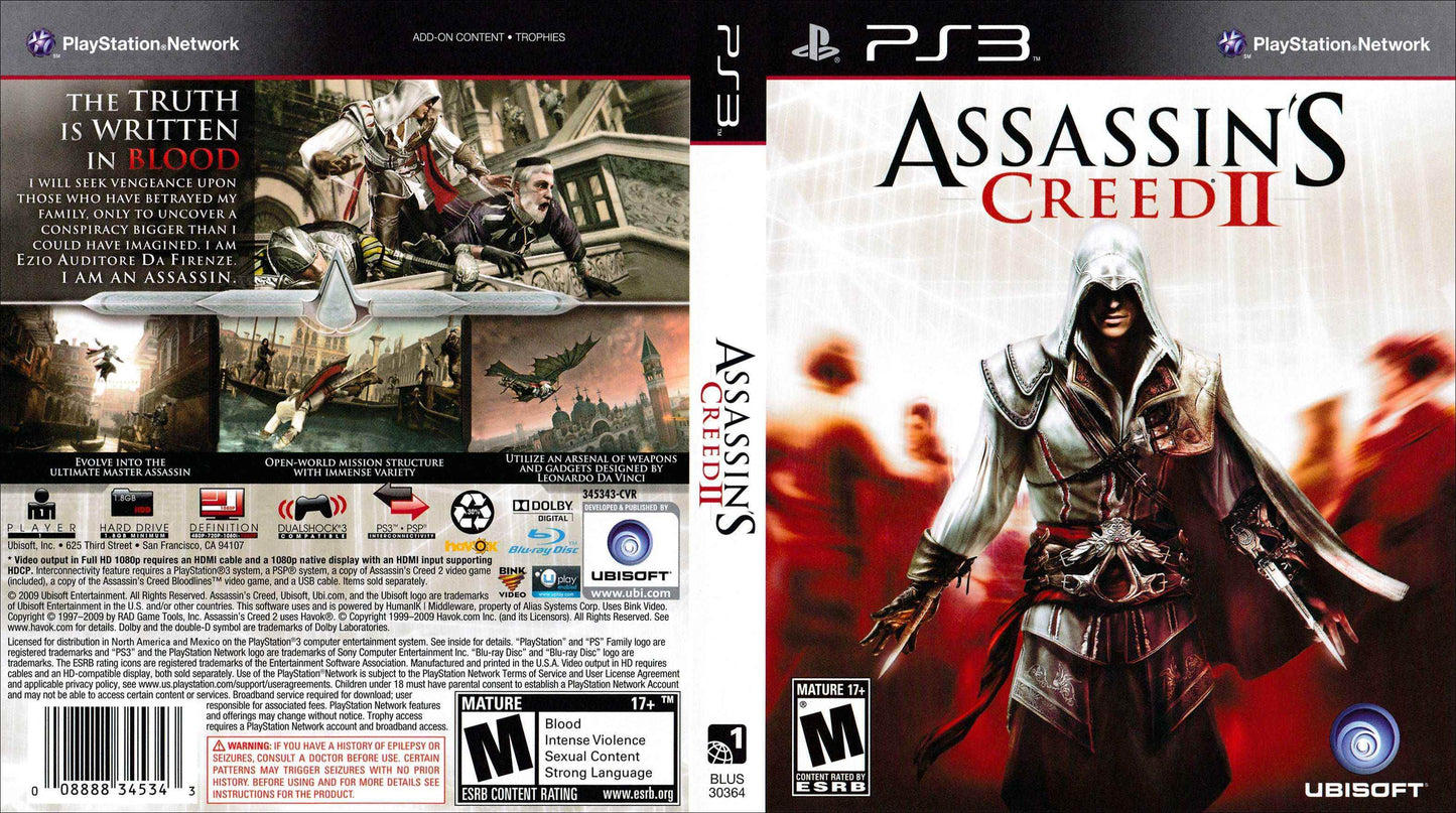 Assassin's Creed II Cover Art - WOI Solutions