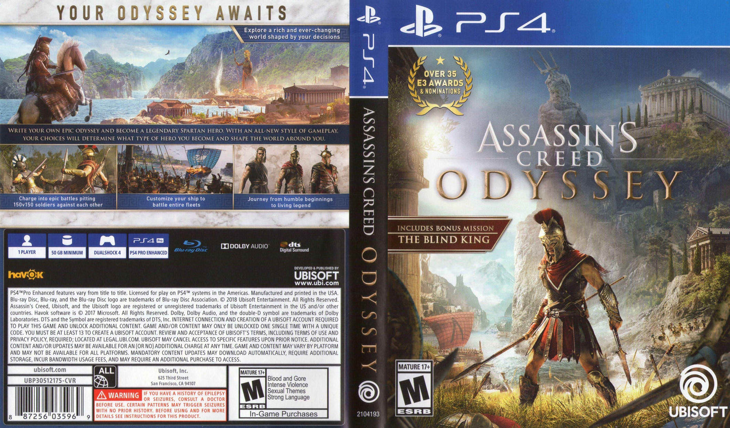 Assassin's Creed Odyssey Cover Art - WOI Solutions