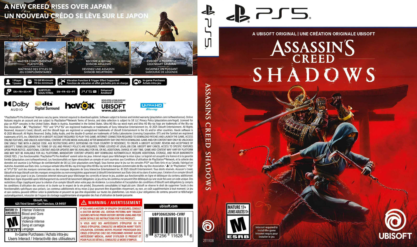 Assassin's Creed Shadows Cover Art - WOI Solutions