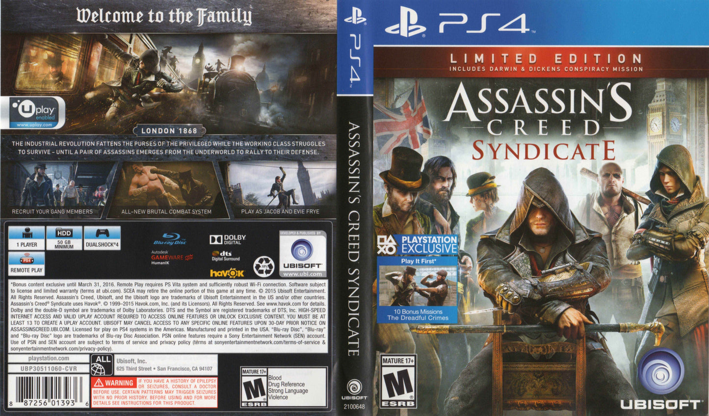 Assassin's Creed Syndicate Cover Art - WOI Solutions