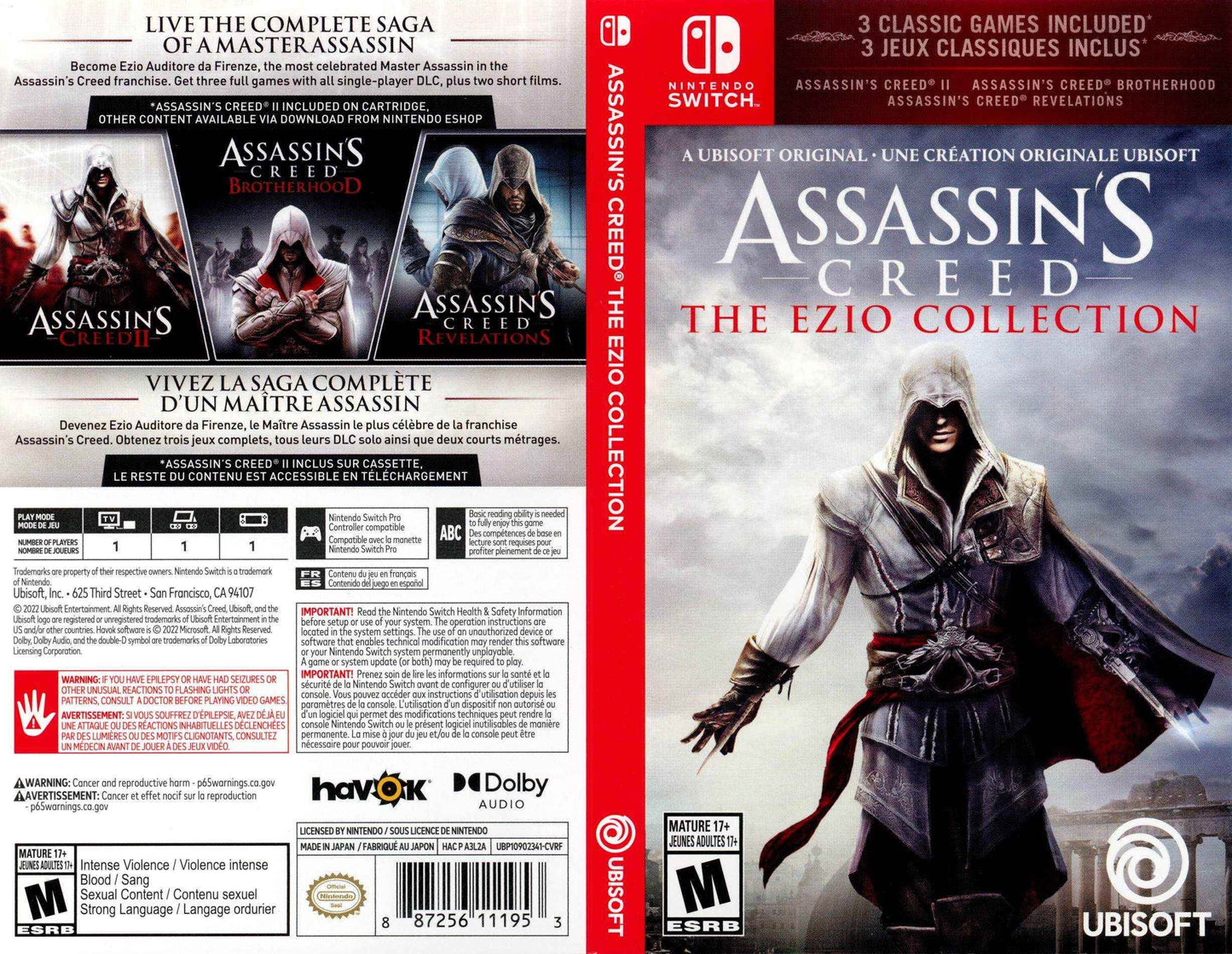 Assassin's Creed The Ezio Collection Cover Art - WOI Solutions