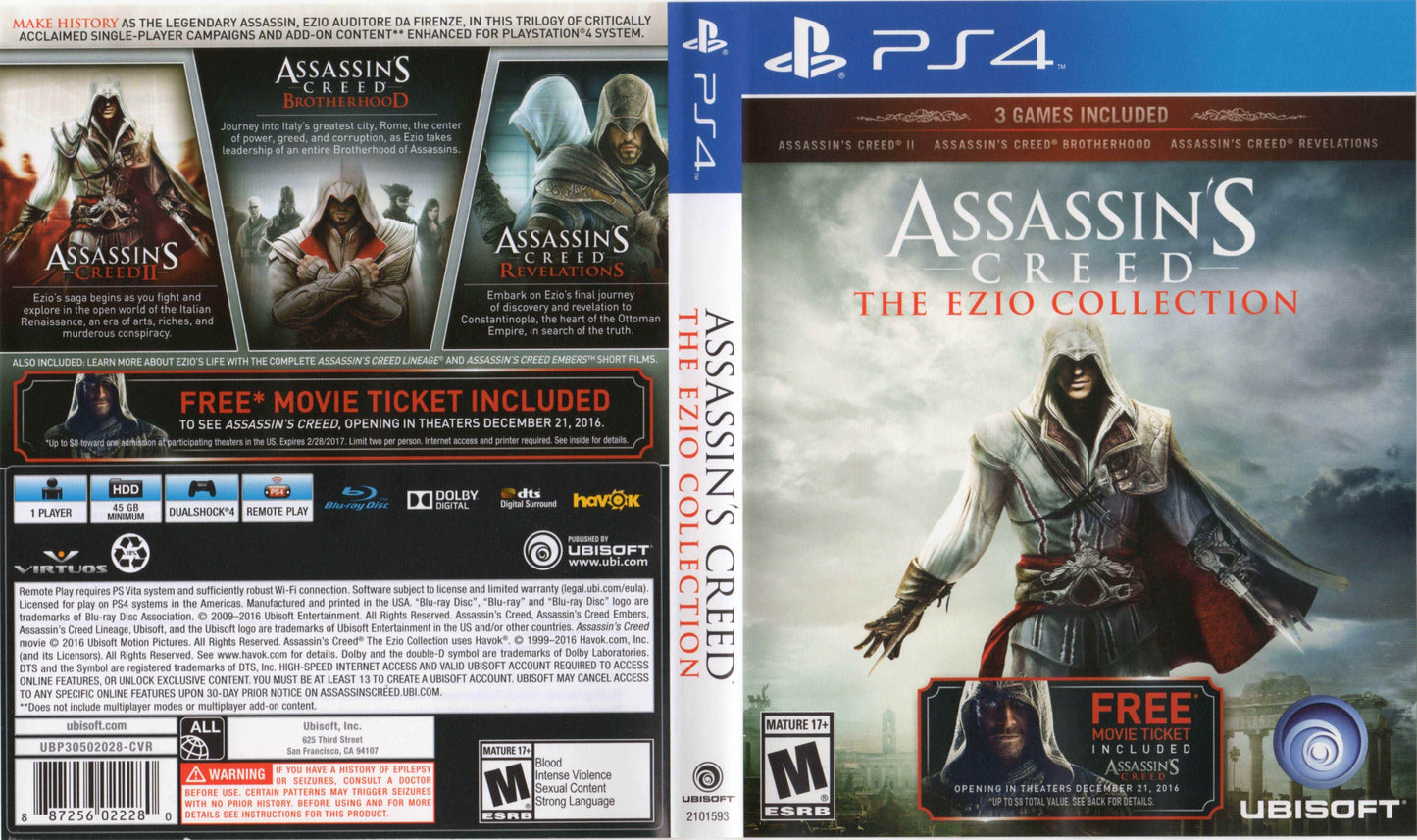 Assassin's Creed Ezio Collection Cover Art - WOI Solutions