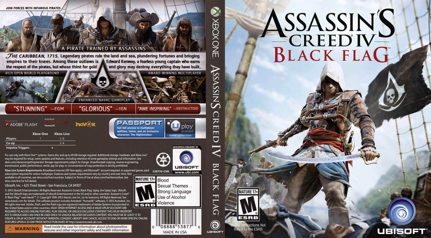 Assassins Creed IV Black Flag Cover Art - WOI Solutions
