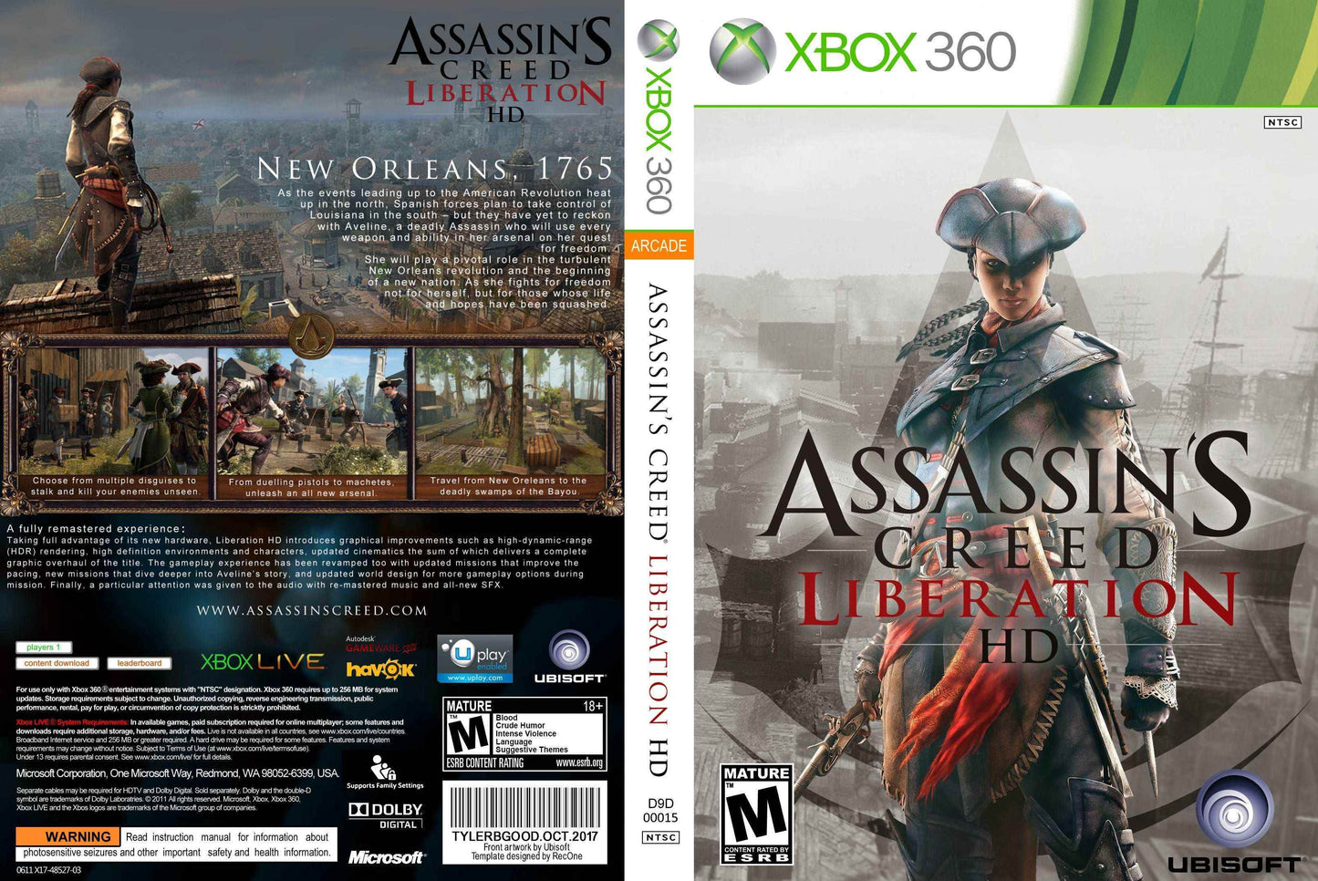 Assassins Creed Liberation HD Cover Art - WOI Solutions