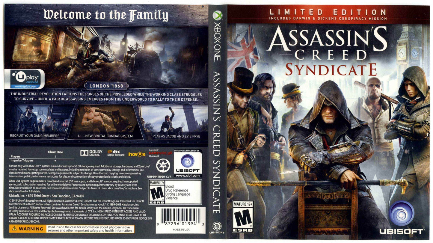 Assassins Creed Syndicate Cover Art - WOI Solutions