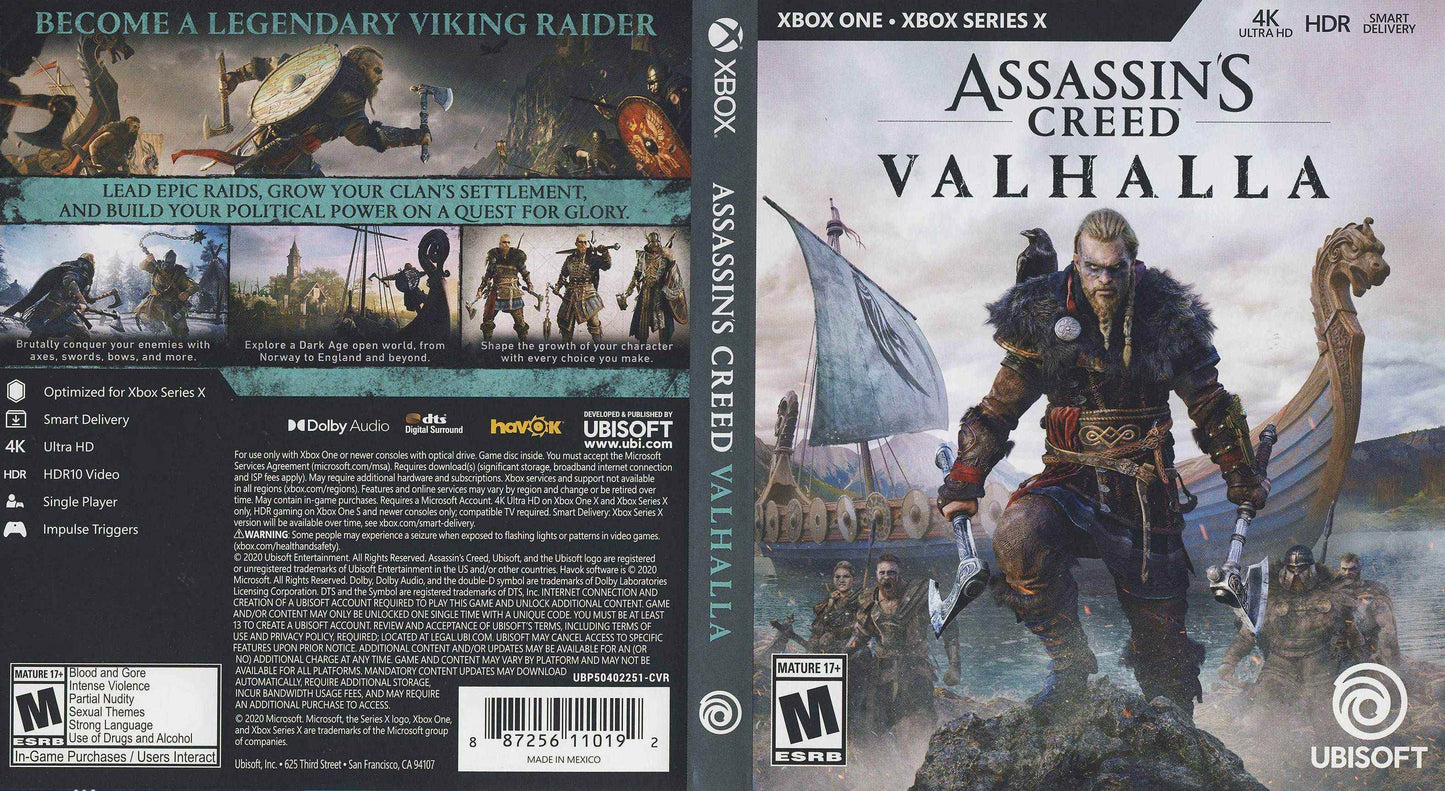 Assassins Creed Valhalla Cover Art - WOI Solutions