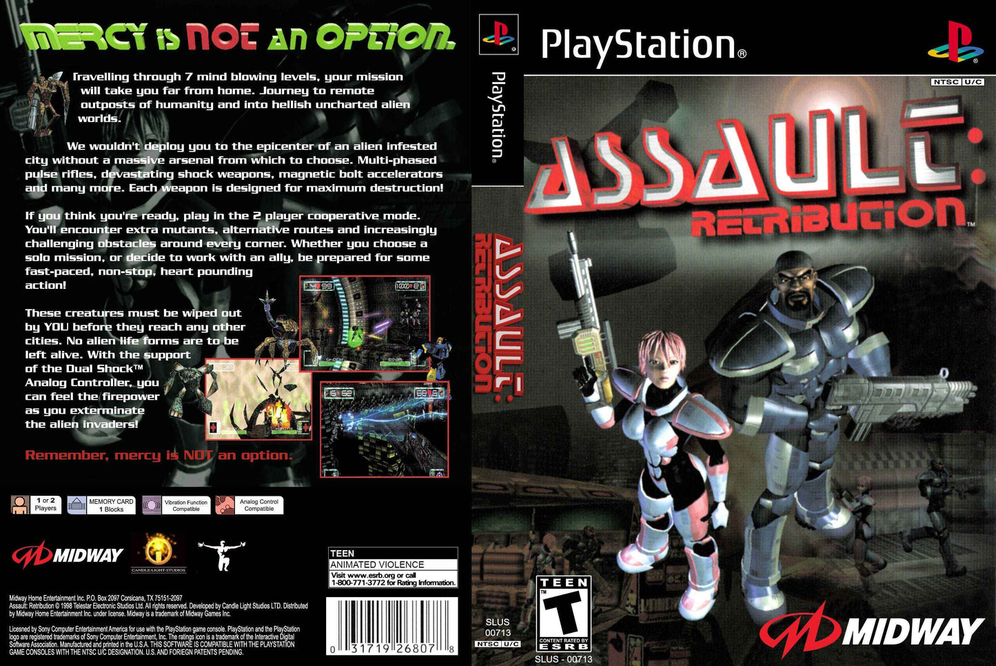 Assault Retributioin Cover Art - WOI Solutions