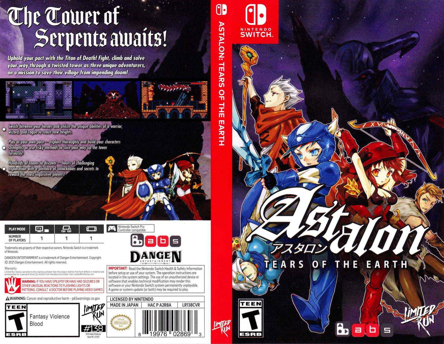 Astalon Tears of the Earth Cover Art - WOI Solutions